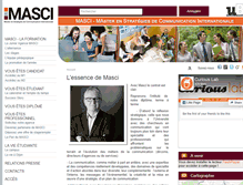 Tablet Screenshot of masci.u-bourgogne.fr