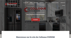 Desktop Screenshot of colloqueesirem.u-bourgogne.fr