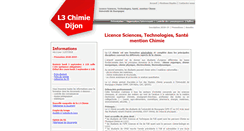 Desktop Screenshot of licence3-chimie.u-bourgogne.fr