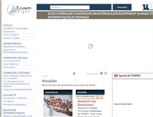 Tablet Screenshot of esirem.u-bourgogne.fr
