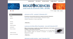 Desktop Screenshot of biogeosciences.u-bourgogne.fr