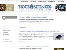 Tablet Screenshot of biogeosciences.u-bourgogne.fr