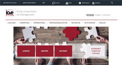 Desktop Screenshot of iae.u-bourgogne.fr