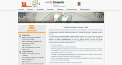 Desktop Screenshot of inserm-u866.u-bourgogne.fr