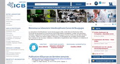 Desktop Screenshot of icb.u-bourgogne.fr