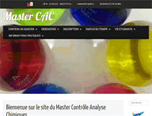 Tablet Screenshot of master-cac.u-bourgogne.fr