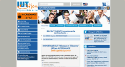 Desktop Screenshot of iutdijon.u-bourgogne.fr