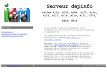 Tablet Screenshot of depinfo.u-bourgogne.fr