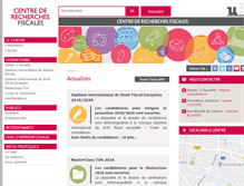 Tablet Screenshot of droitfiscal.u-bourgogne.fr